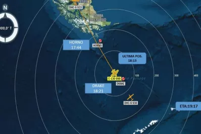 Declaran siniestrado a un avión militar chileno desaparecido cuando volaba a hacia la Antártida