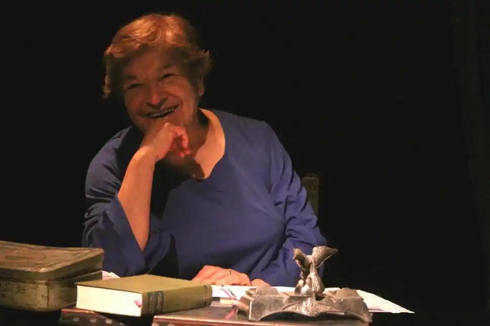 LA DESPEDIDA. “La mayor mentirosa del mundo” fue la última obra de la teatrista, hecha en su casa.