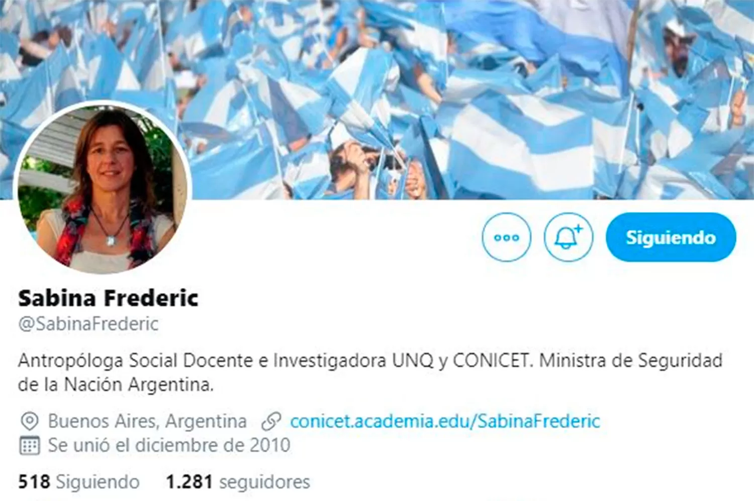 A un día de haber asumido, hackearon la cuenta de Twitter de la ministra de Seguridad