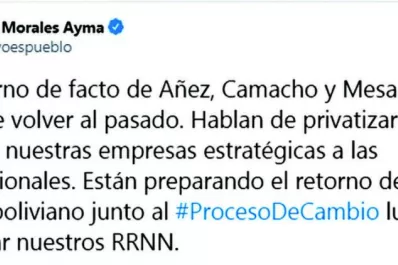 Por Evo, un asesor de Trump criticó al Presidente