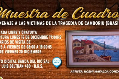 Exposición de cuadros: obras de Noemí Mafalda González
