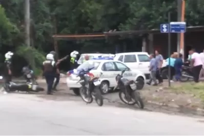 Se viralizó un video de un violento enfrentamiento tras un sepelio tumbero
