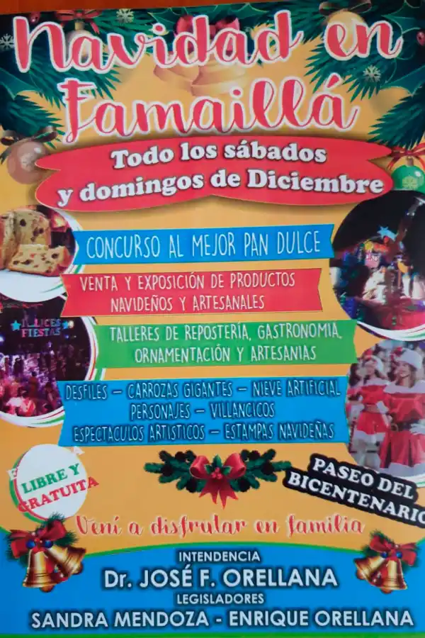 Actividades navideñas organizadas por la Municipalidad.