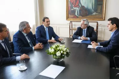 Alberto Fernández agradeció a los gobernadores radicales Morales, Suárez y Valdés