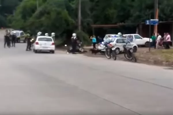 Atraparon a Mandarina, acusado de haber atropellado a un policía