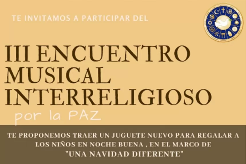 Música por la Paz: esta noche, vení a relajarte al III Encuentro Musical Interreligioso