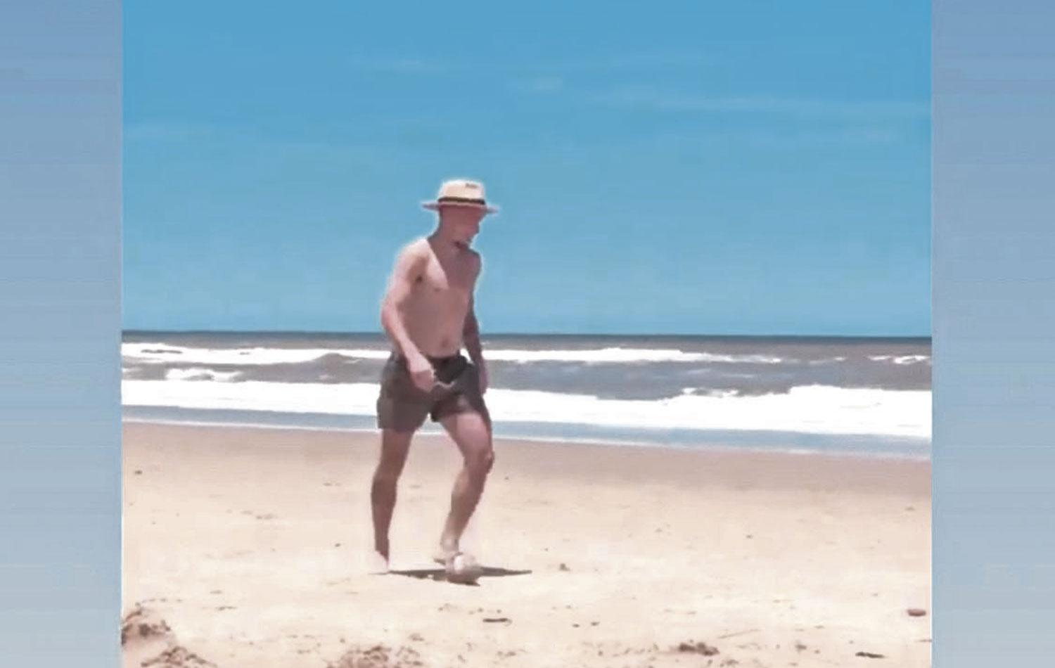 Los jugadores de San Martín cargan pilas en la playa