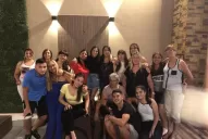 Exequiel Palacios: siempre es bueno estar con la familia