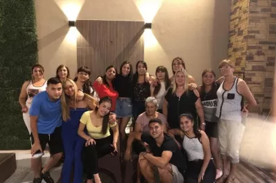 Exequiel Palacios: siempre es bueno estar con la familia