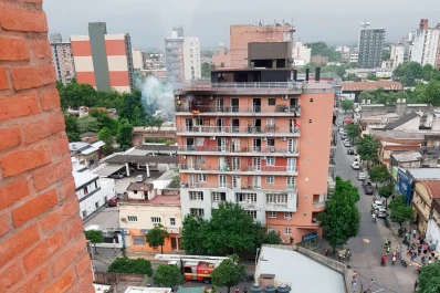 El incendio en Barrio Sur fue controlado y hubo, en total, 16 afectados