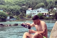 Los jugadores de Atlético, entre playas del caribe, lagos, ríos y el gimnasio