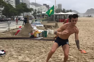 Lotti se recupera en la arena de Río