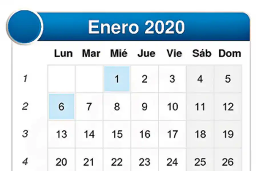 ENERO. El calendario de Lucía.