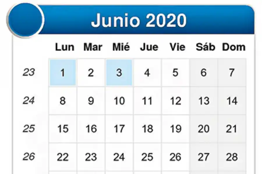 JUNIO. El calendario de Silvana.