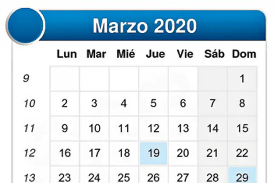 MARZO. El calendario de Carolina.
