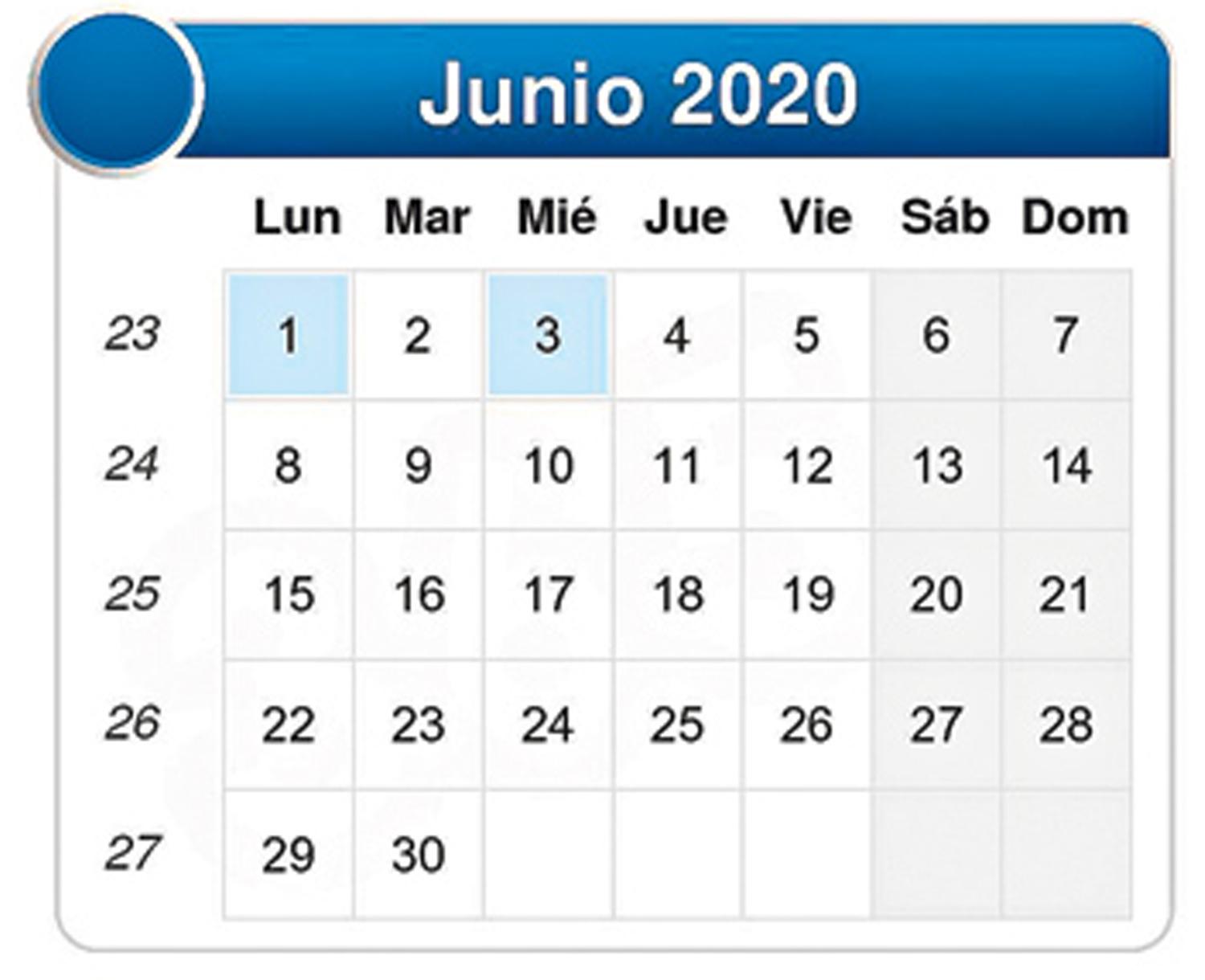 JUNIO. El calendario de Silvana.