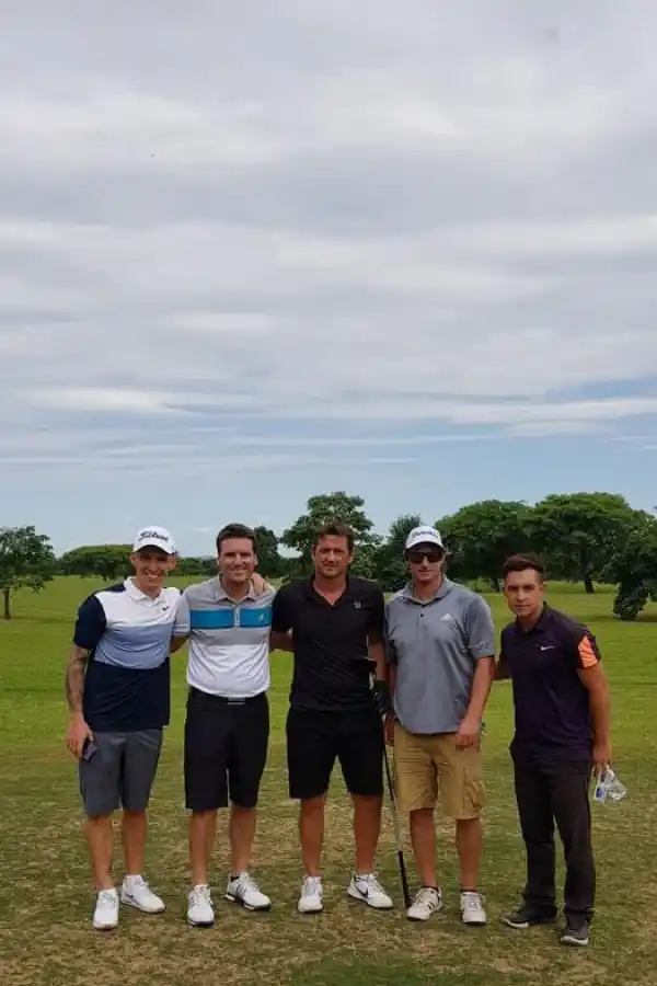 FIGURAS. Matías Kranevitter, Monguzzi, Hernán Biasotto, Nalbandian y Núñez.  