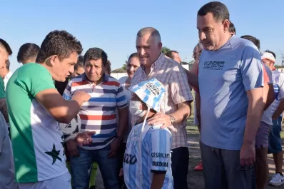 Jaldo acompañó al Pulguita Rodríguez en el Juego de las Estrellas