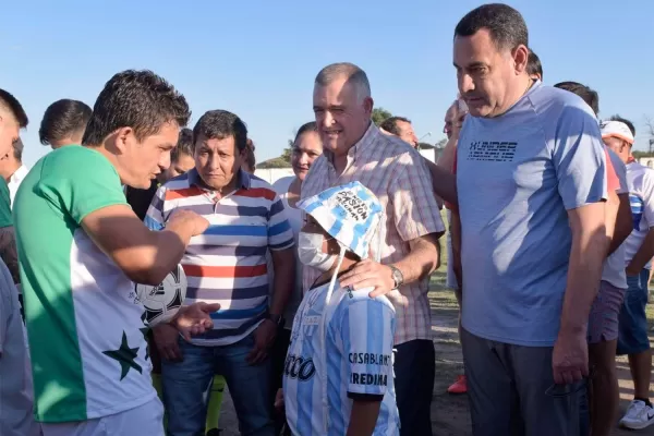 Jaldo acompañó al Pulguita Rodríguez en el Juego de las Estrellas