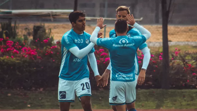 El Polaco Menéndez marcó su primer gol con la camiseta del Puebla
