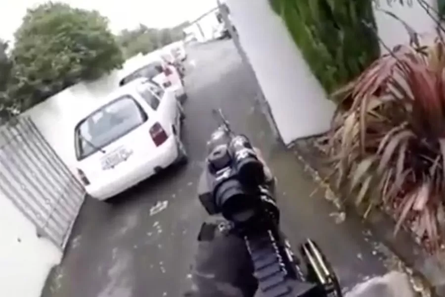 EN VIVO. El atacante de Christchurch, transmitió por facebook los disparos. CAPTURA DE VIDEO