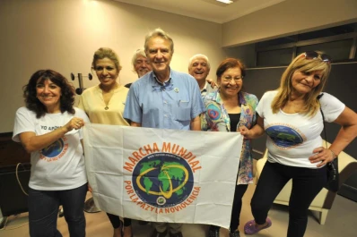 Pasa por Tucumán la II Marcha Mundial por la Paz y la no Violencia