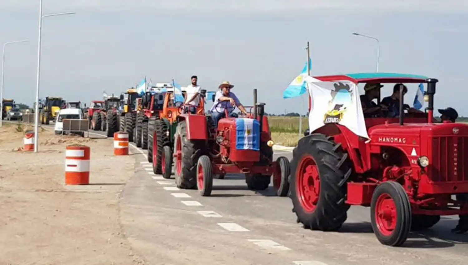 Con un tractorazo, el campo empieza a movilizarse contra las retenciones
