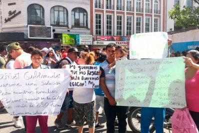 Vecinos de Barrio San Gabriel protestaron ante un inminente desalojo