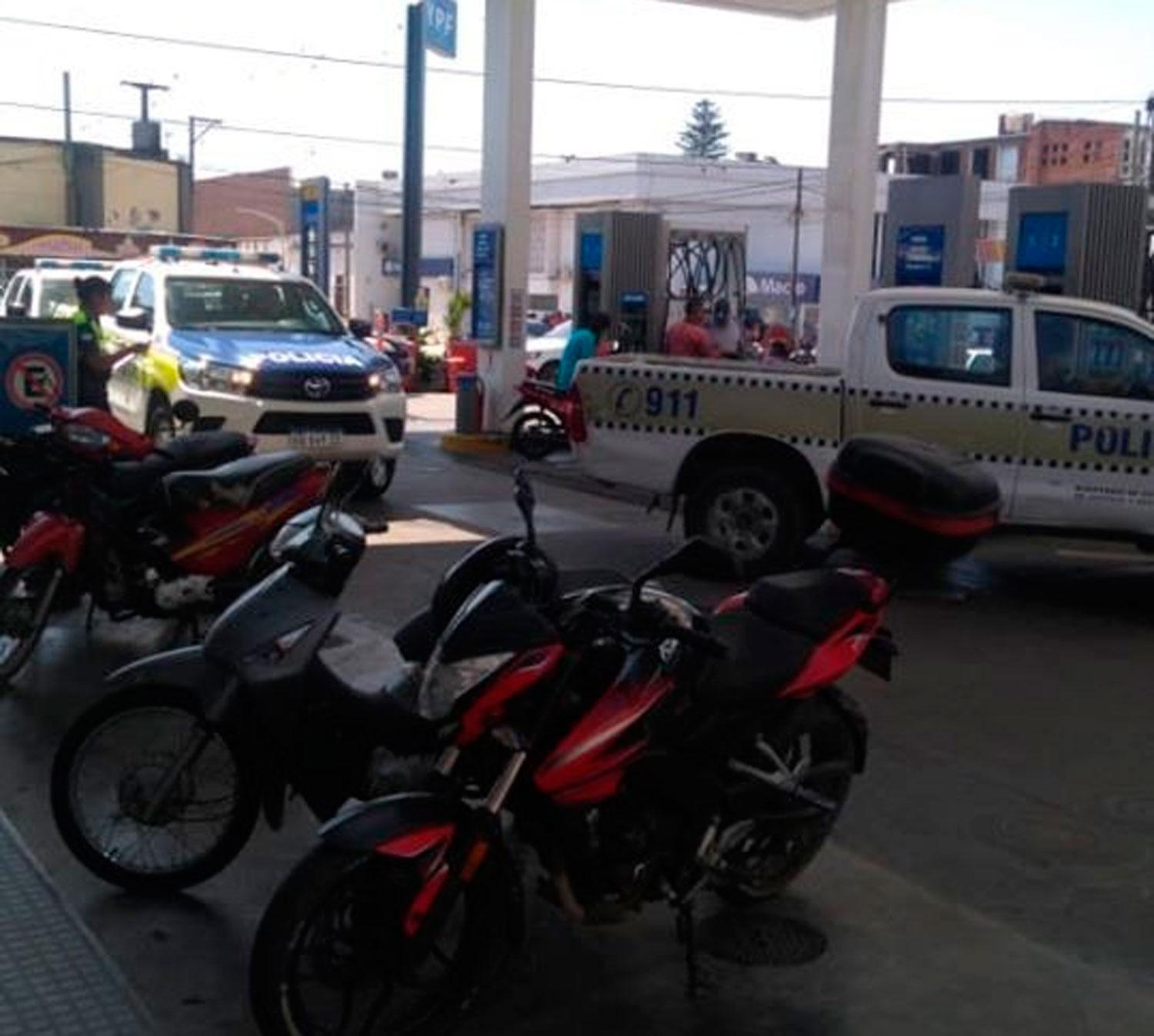 Sólo una estación de servicio abastece de combustible a la Policía