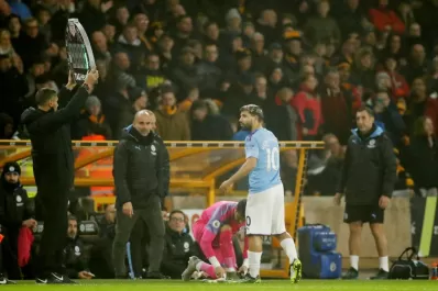 El Kun Agüero no tuvo el regreso que esperaba