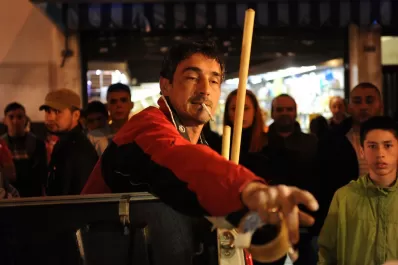 Bebote Álvarez rompió la tobillera electrónica a martillazos