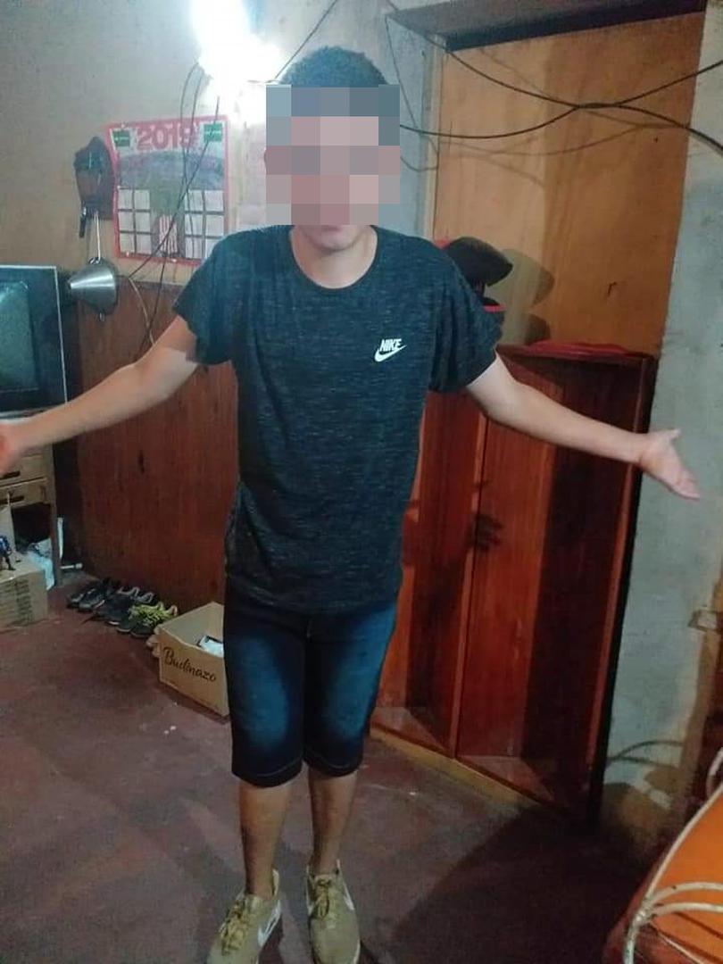 GRAVE. El adolescente se encuentra internado.
