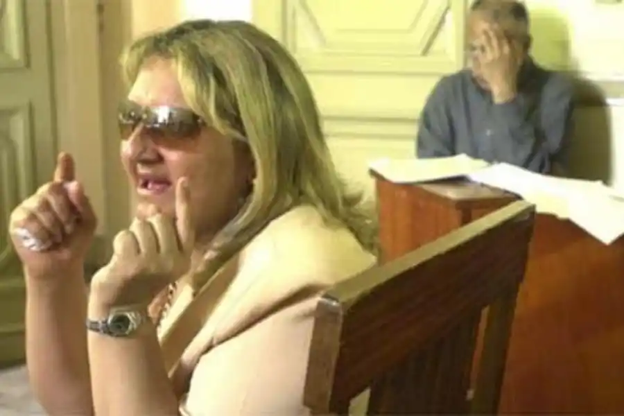 LE HIZO PERDER LA CABEZA. Viviana Abraham una de las mujeres de Marcovich, también declaró en el juicio.