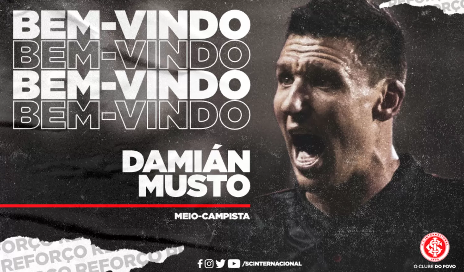La imagen con la que el Inter anunció la llegada de Musto. 