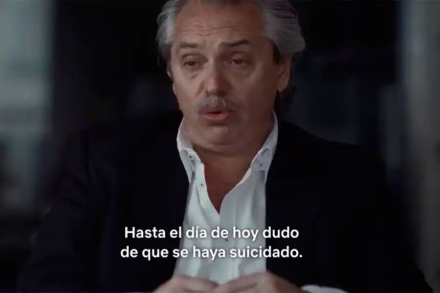 Fernández, sobre la serie de Nisman: he dicho toda la vida lo mismo