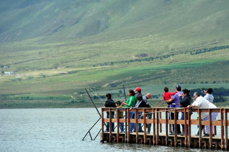 El muelle en el dique La Angostura, El Mollar