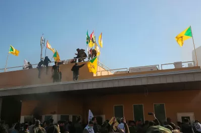 Atacaron en Irak a la embajada de Estados Unidos