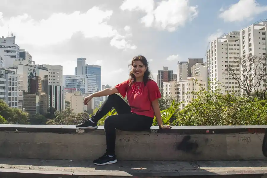 IVANA VELÁZQUEZ. Se instaló en Brasil seis semanas para un voluntariado.