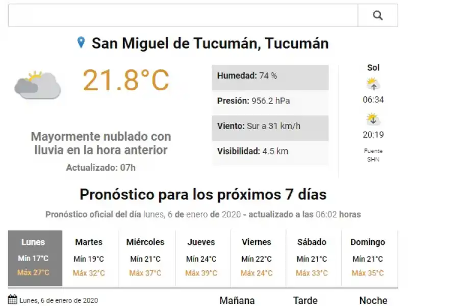 Cesó la alerta por tormentas para Tucumán, pero se podrían registrar lluvias