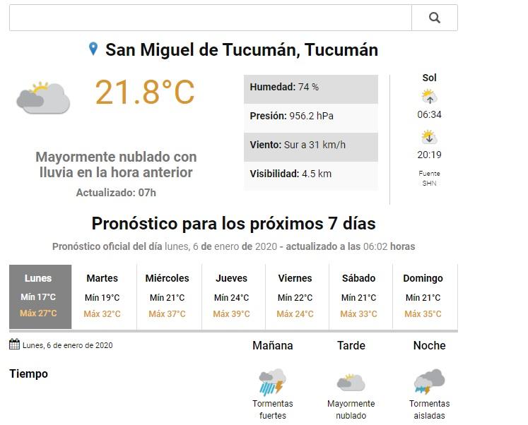 Cesó la alerta por tormentas para Tucumán, pero se podrían registrar lluvias