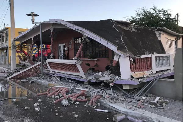 Un fuerte sismo sacudió Puerto Rico: un muerto y daños materiales