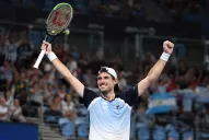 Pella puso a Argentina al frente ante Croacia en la Copa ATP en Australia