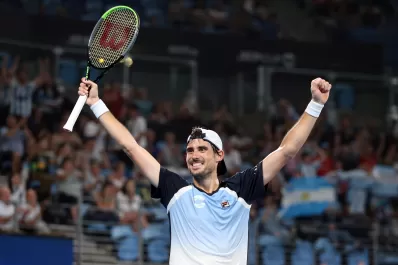 Pella puso a Argentina al frente ante Croacia en la Copa ATP en Australia