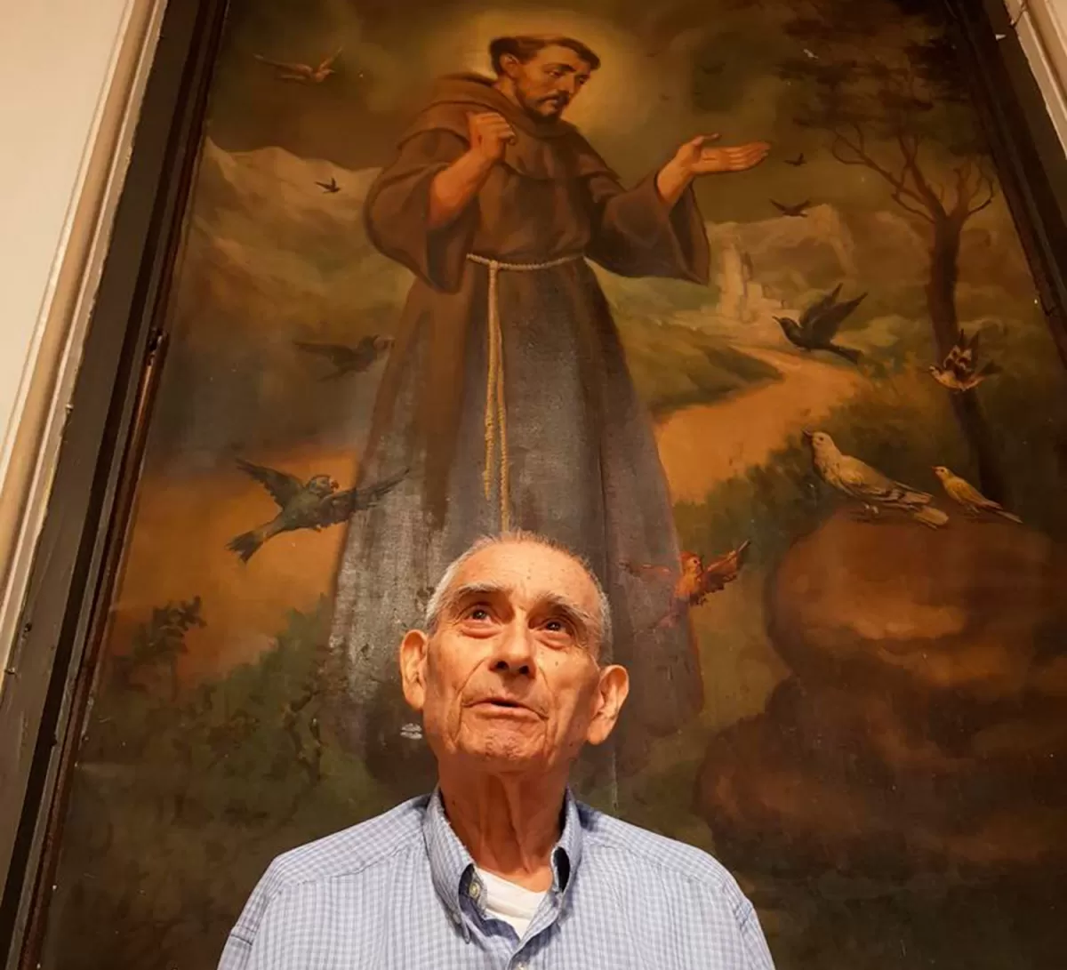 EN EL TEMPLO. Fray Juan Carlos Larcher es de una familia de religiosos. LA GACETA / MAGENA VALENTIÉ