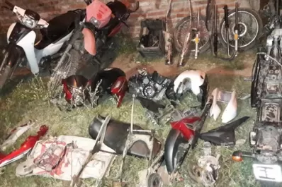 Desarticulan una peligrosa banda que se dedicaba a robar motos y a desarmarlas