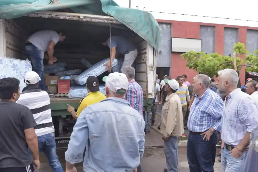Tras su licencia, Jaldo quedó a cargo del Ejecutivo y se interiorizó sobre los daños que causaron las lluvias