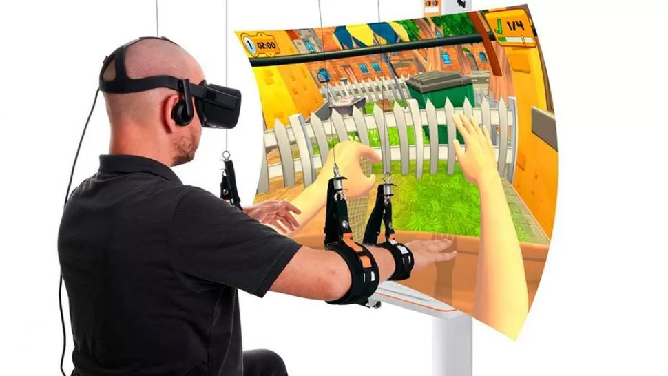 ALIADA DE LA SALUD. La realidad virtual ayuda a desarrollar la motricidad. telam