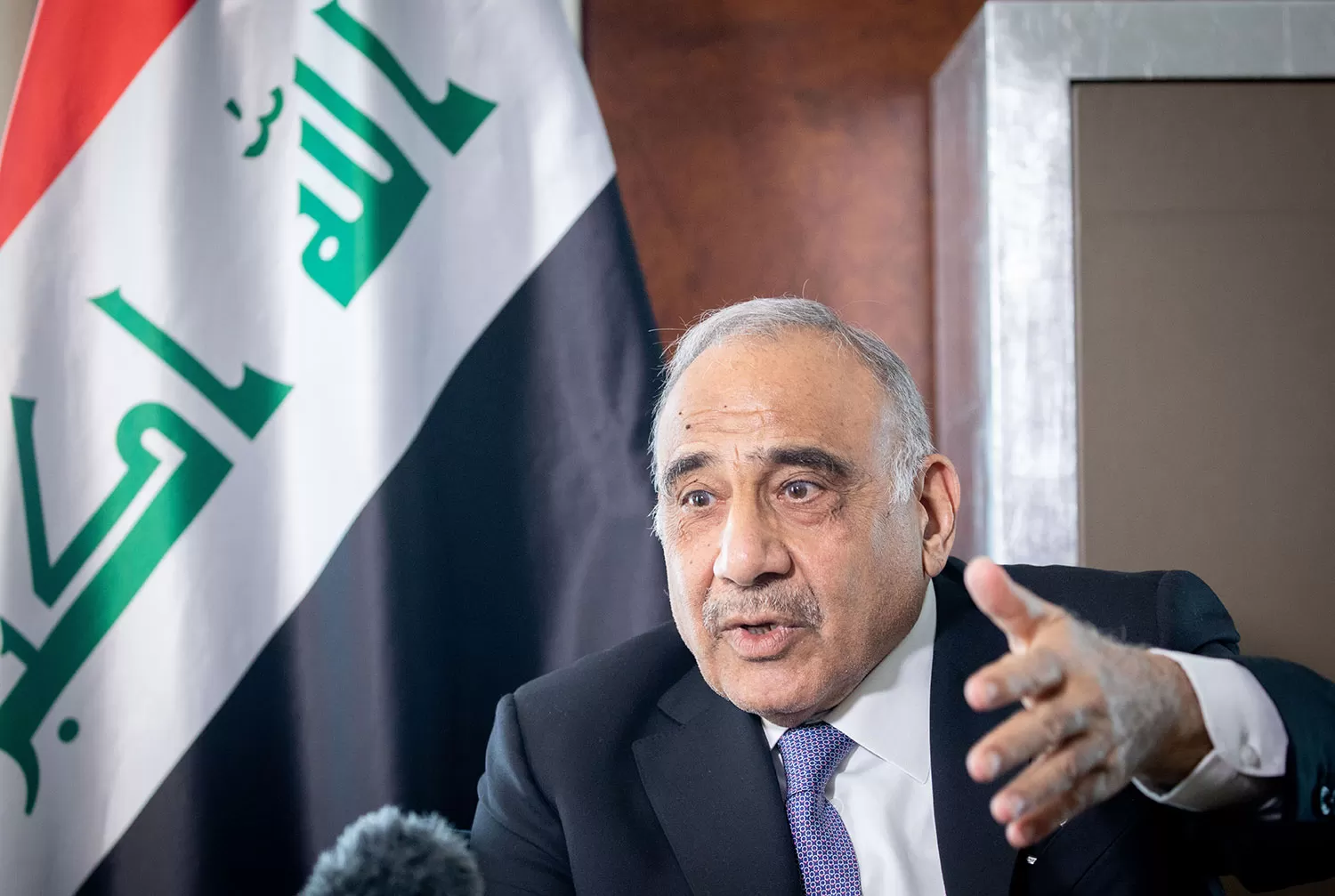 INFO. El primer ministro iraquí, Adel Abdul Mahdi, fue quien confirmó el ataque a la base de Balad. EUROPA PRESS