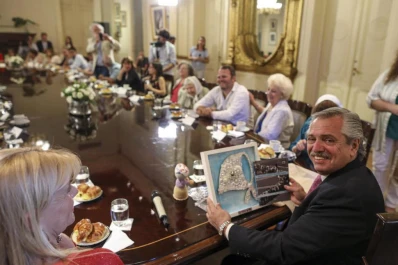 Alberto Fernández se reunió con referentes de derechos humanos