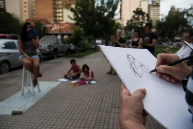 Jam de dibujo: el arte transformado en un acto popular